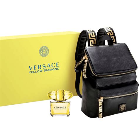 versace gift set yellow diamond|yellow diamond backpack set Versace.